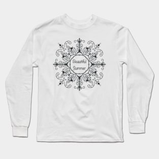 Sunflower drawing and sketching Long Sleeve T-Shirt